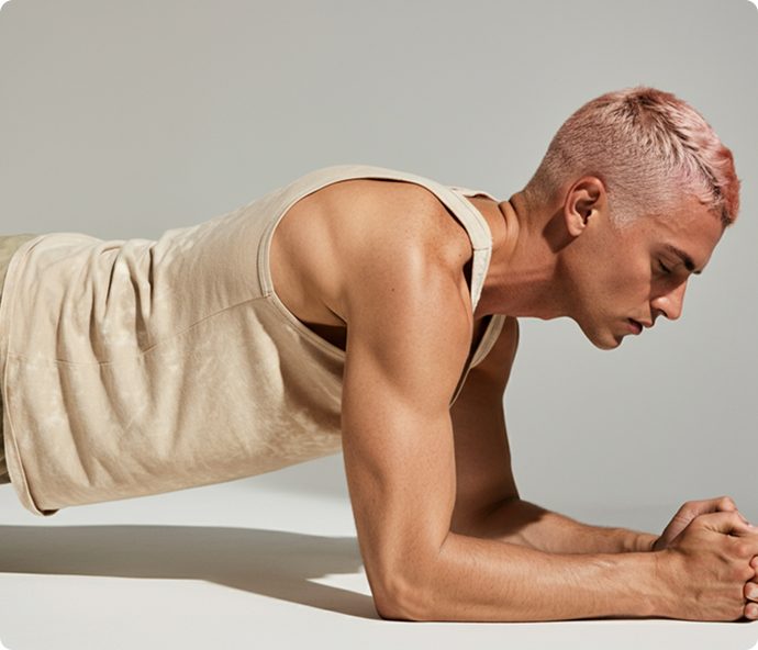 Coach sportif guidant des exercices de renforcement et cardio à Paris